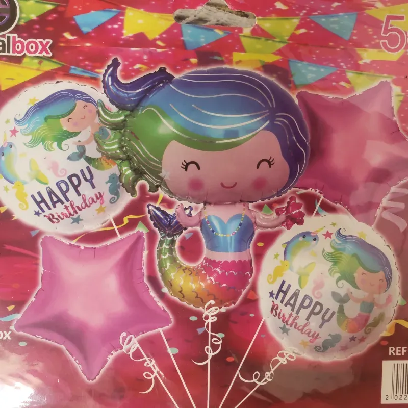 Set de globos Sirena