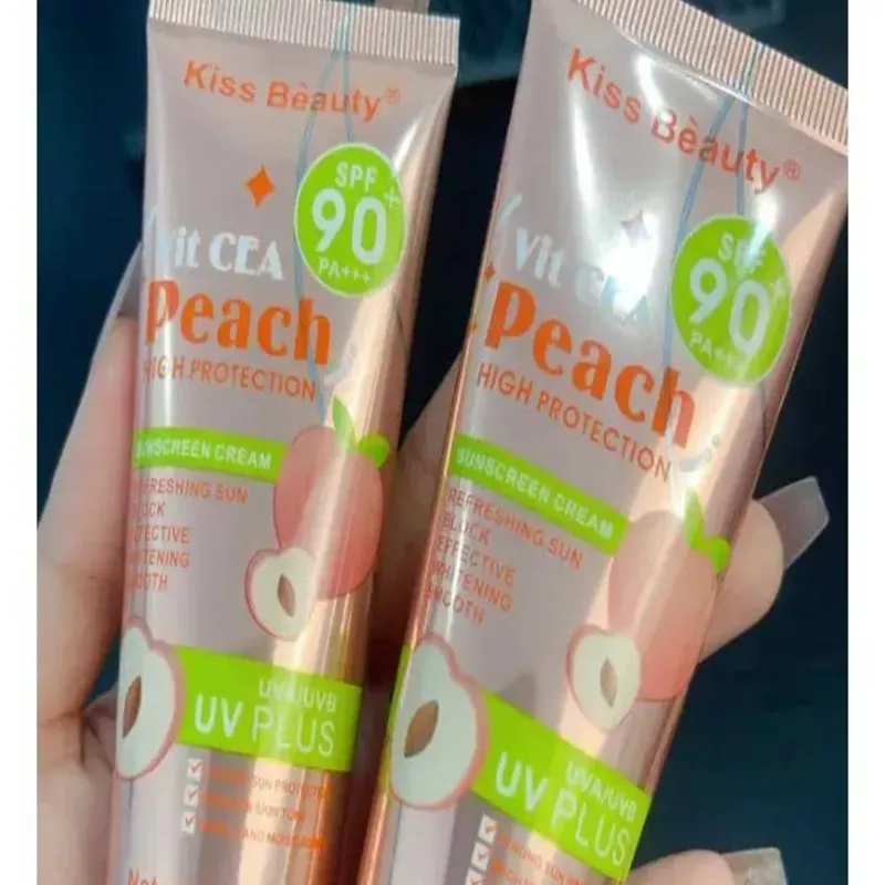 Protector solar Kiss Beauty peach