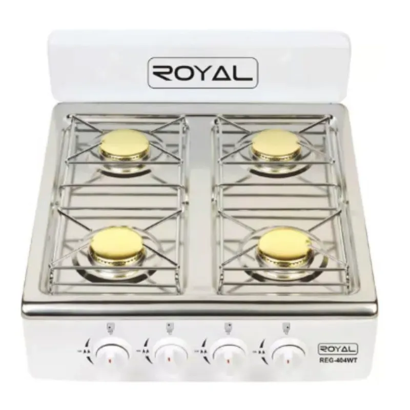 Estufa o cocina de gas de 4 quemadores. Marca Royal