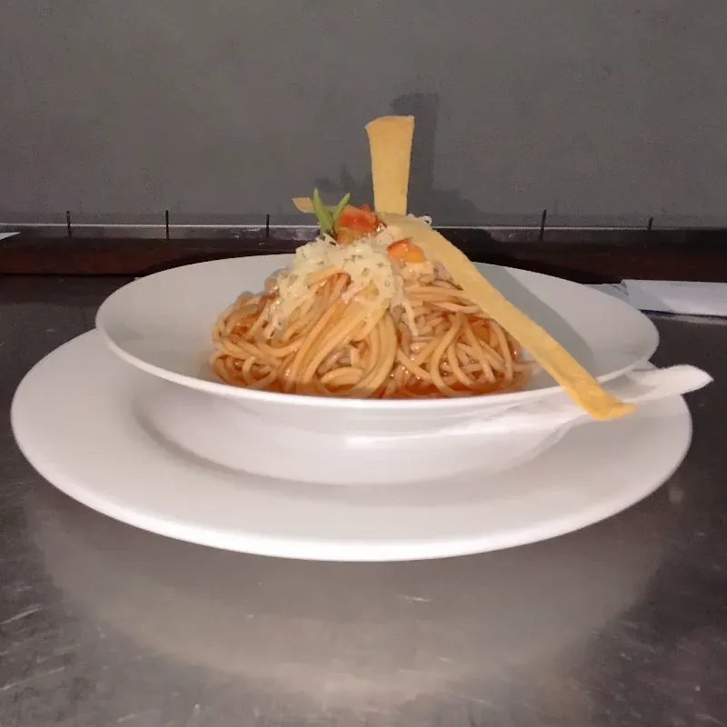 Spaguettis de napolitano 