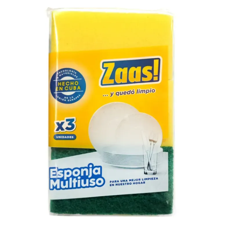 Esponjas Multiuso Zaas!  (3 Unidades)