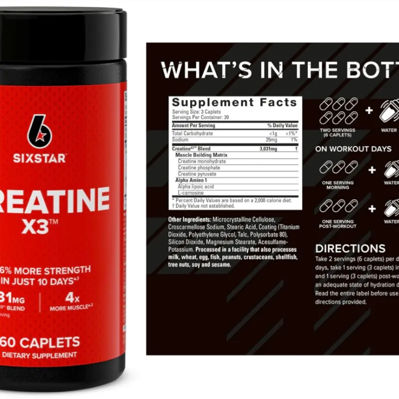 Creatina monohidrstads sixstar