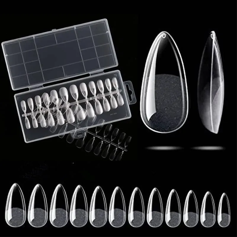 BE1>Uñas Soft Gel Almendras 504u