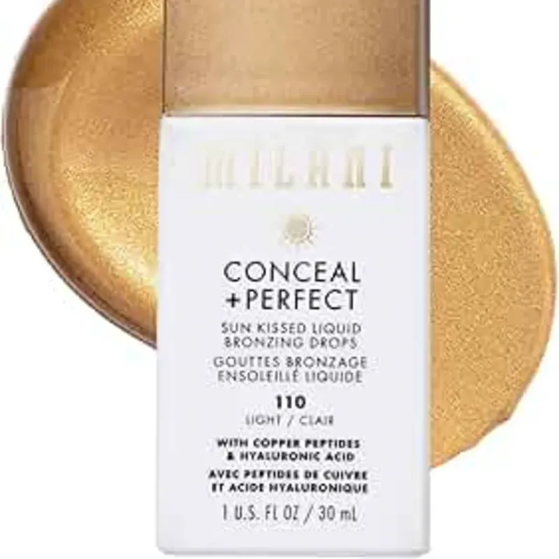 Milani Conceal + Perfect Sun Kissed Liquid Bronzing Drops