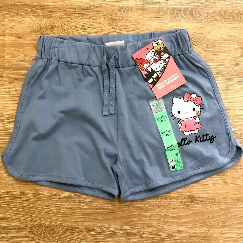 Short de Hello Kitty color azul