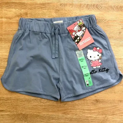 Short de Hello Kitty color azul