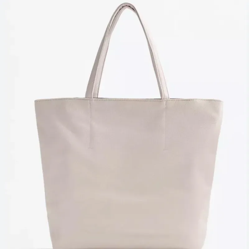 Cartera Beige con Asa