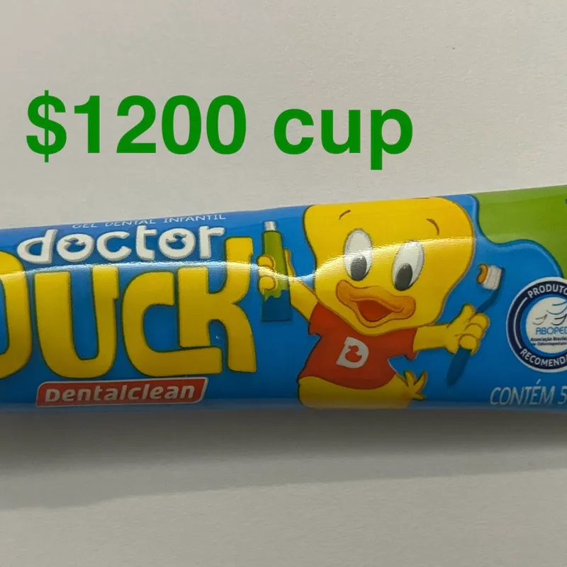 Pasta de dientes infantil