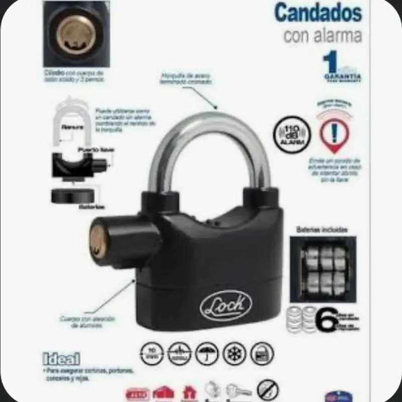 Candado con Alarma