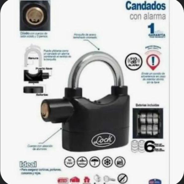 Candado con Alarma