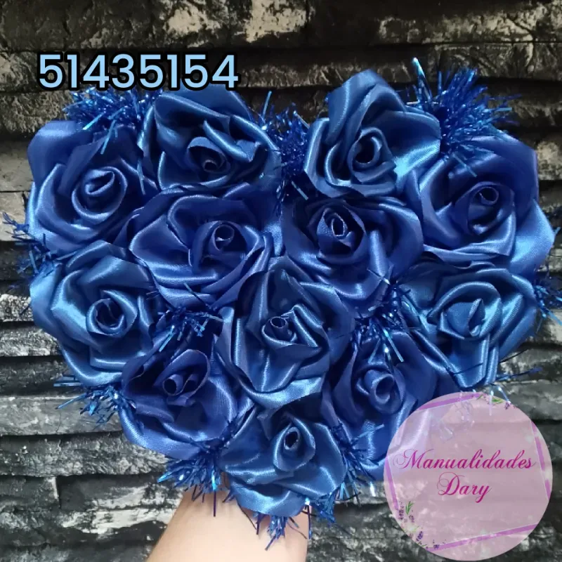 Corazón rosas eternas