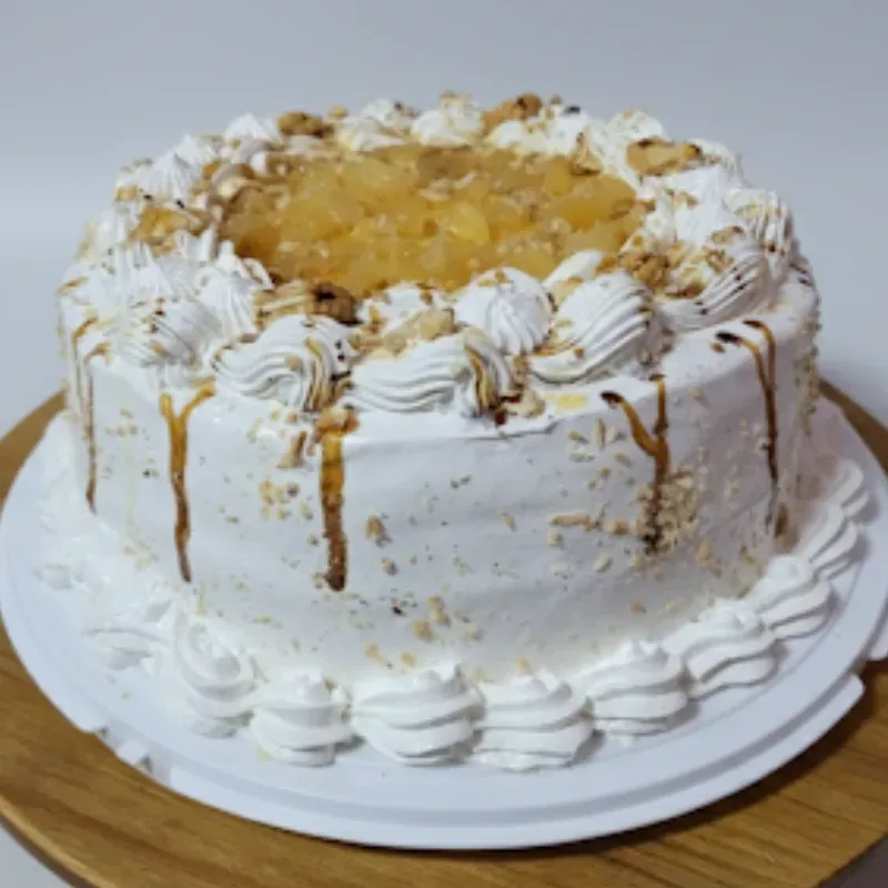 Cake de piña colada.