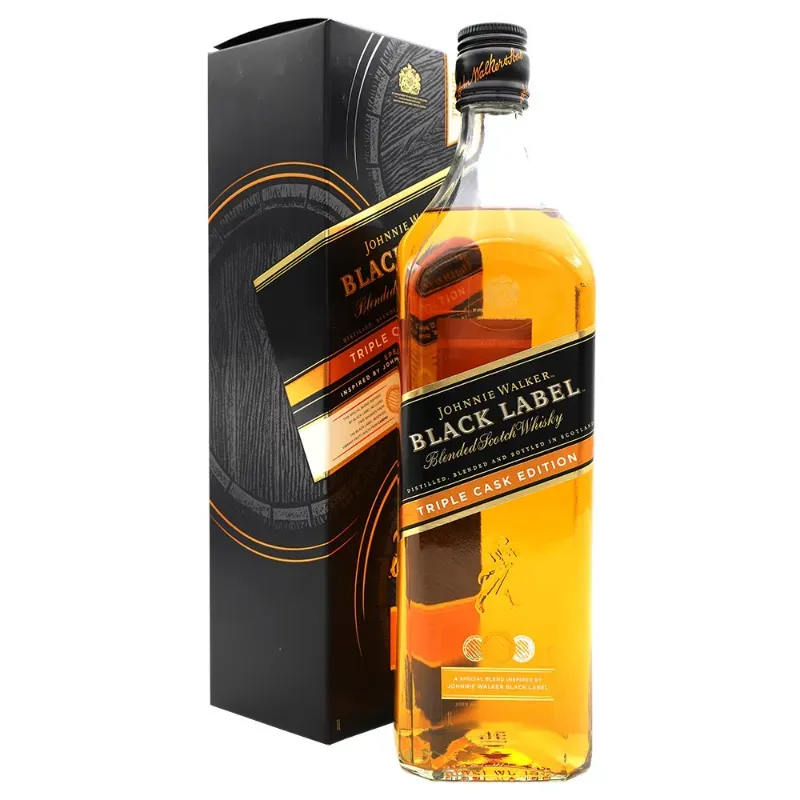 WHISKEY Johnnie Walker Black Label  Triple Cask Edition Special Blend 1 Ltr