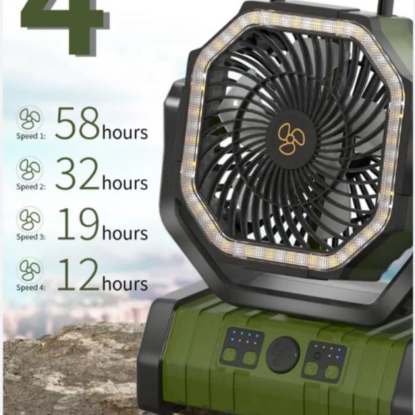 Ventilador recargable
