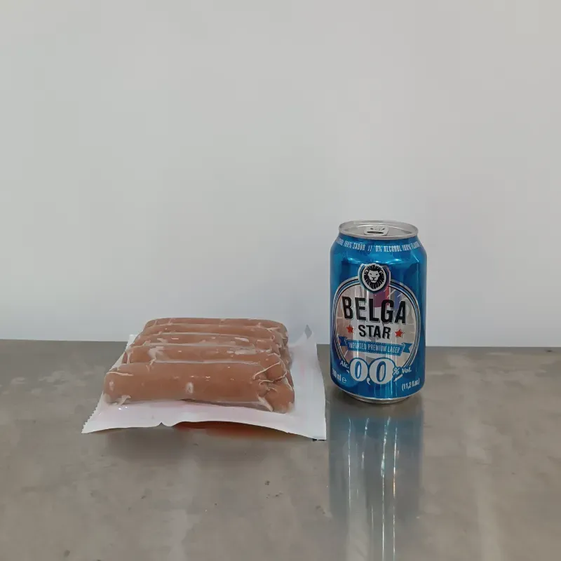 Combo salchichas + Belga Star 00