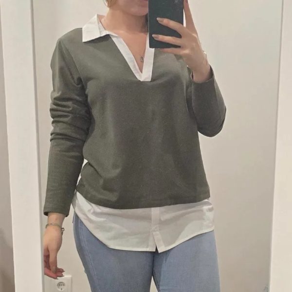 Blusa con mangas
