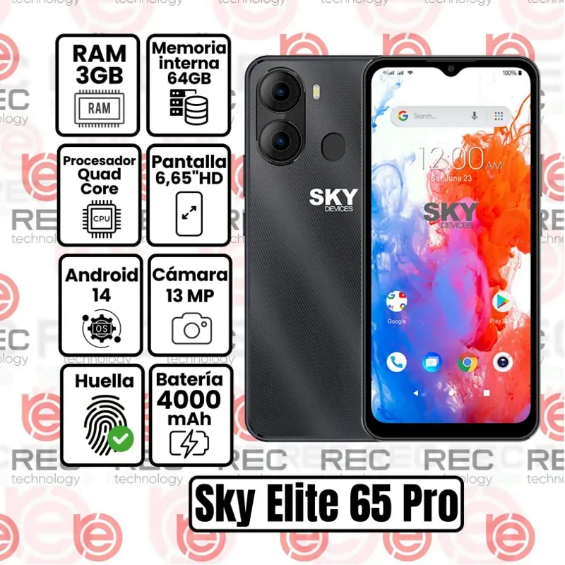 TELÉFONO SKY ELITE 65 PRO (REC)