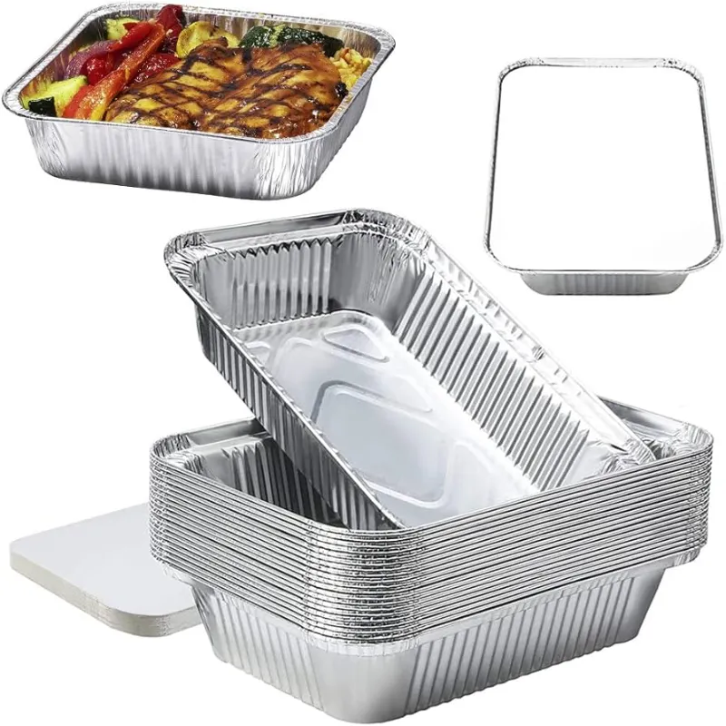 Bandeja de aluminio 3/4 (Con Tapa)