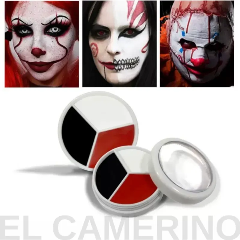 Concealer tricolor. Maquillaje escénico