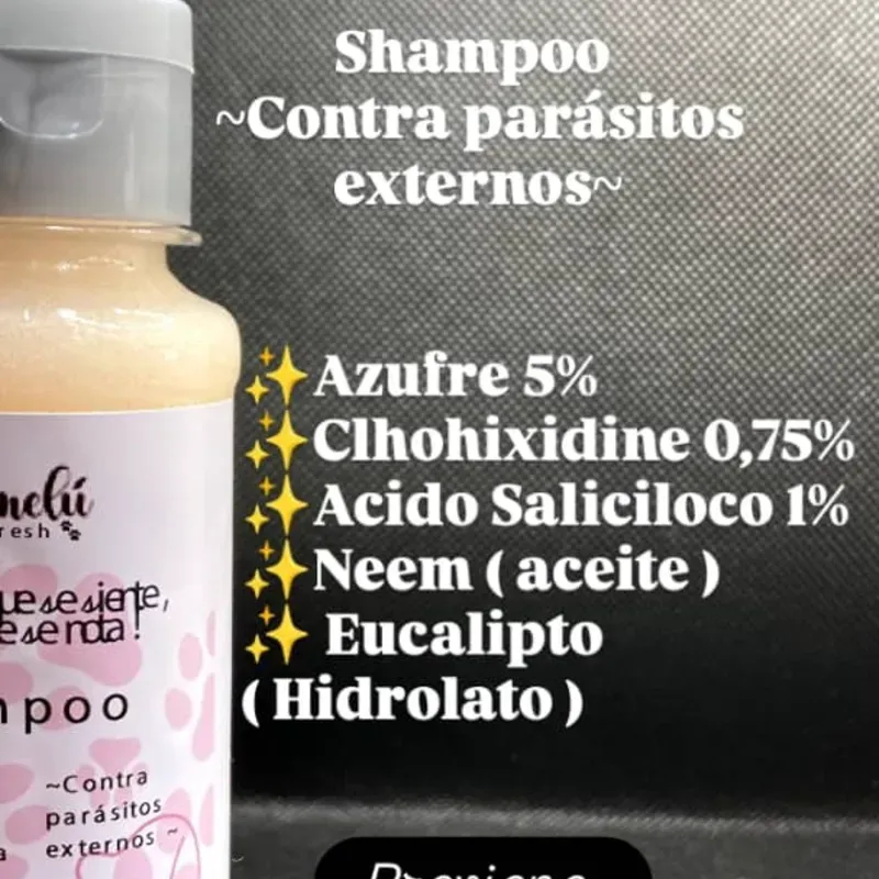 Champú para mascotas 
