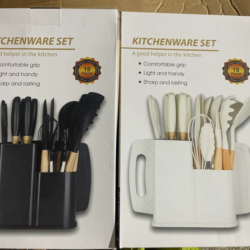 ✅Juego de cuchillos de 19 piezas.