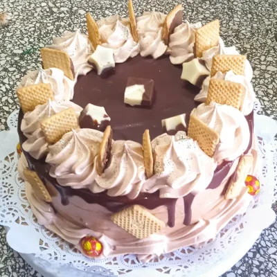 Sencillos con cobertura de chocolate y confituras