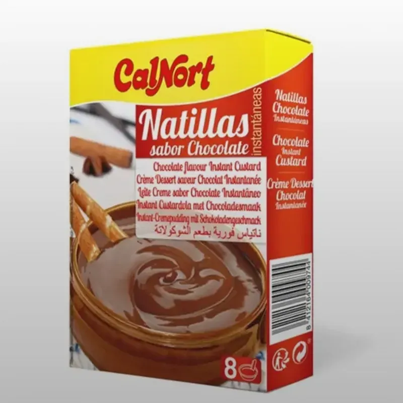 Natilla de chocolate