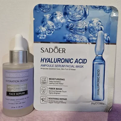 Sérum Ácido hialurónico y mascarilla velo