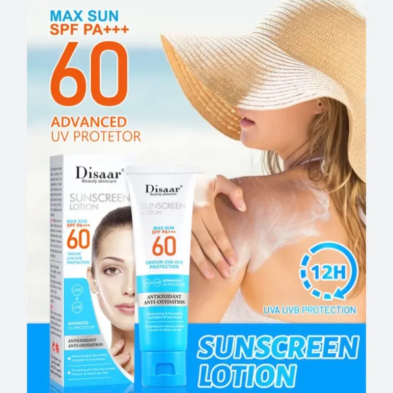 Disaar – Protector solar antioxidante SPF60 MAX SOL SPF PA+ ++ 60(50ml)