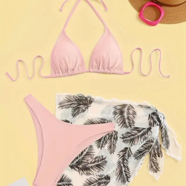  Bikini con pañoleta — Rosado
