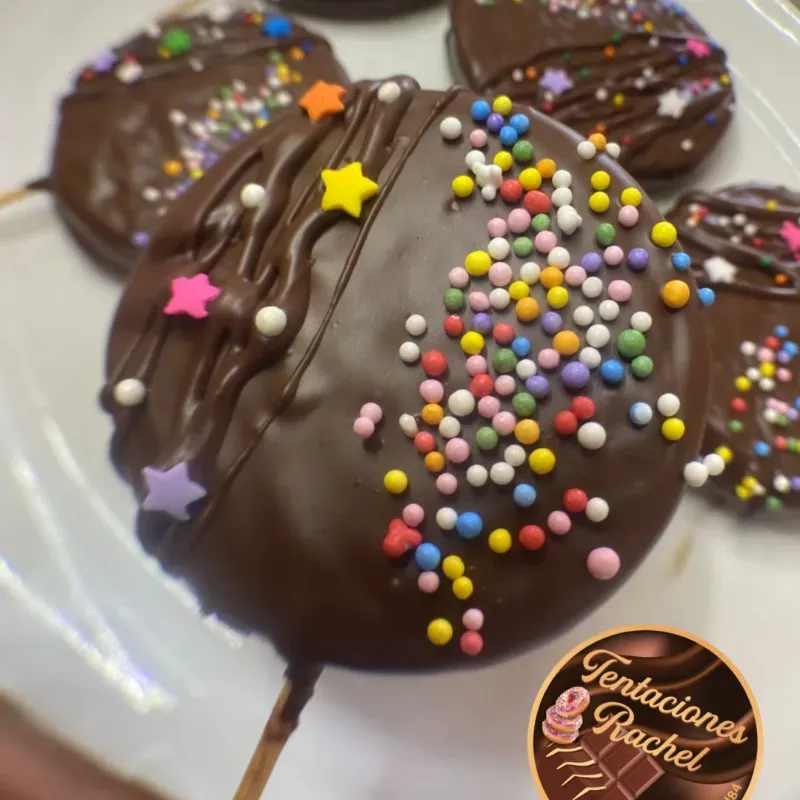 Galletas rellenas con cobertura