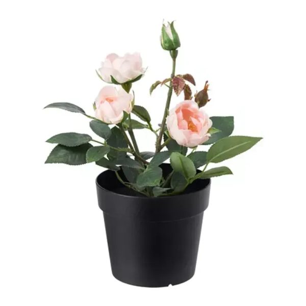 Maceta artificial de rosas
