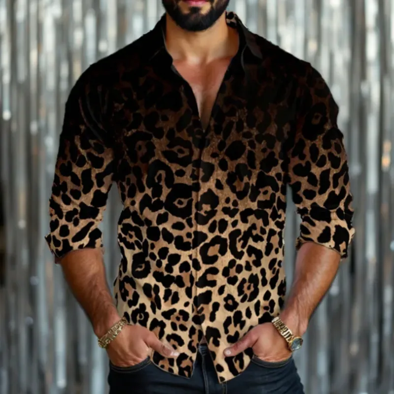 Camisa leopard pattern