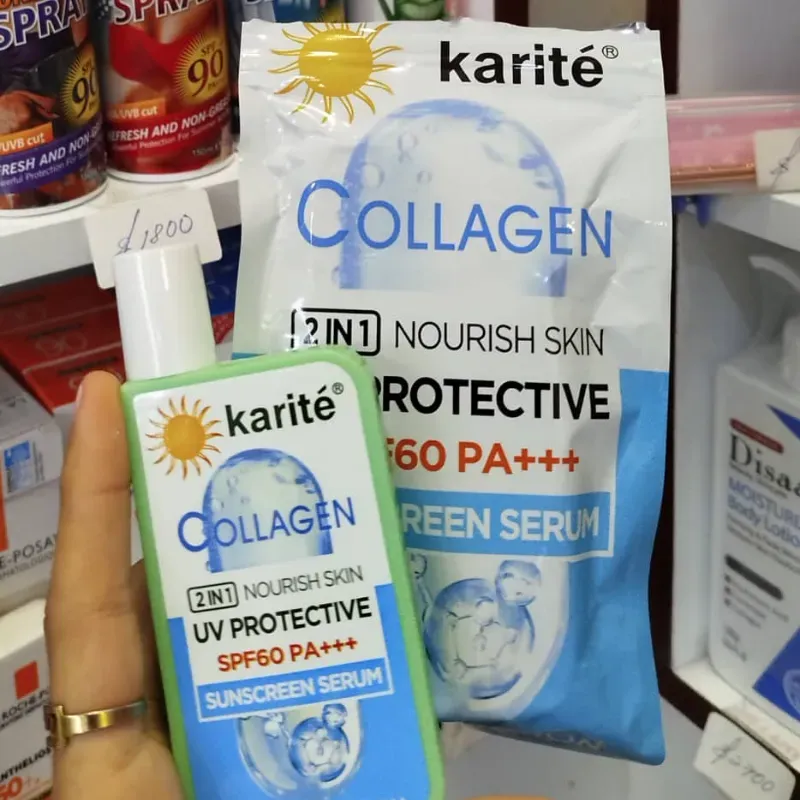 Protector solar de colágeno