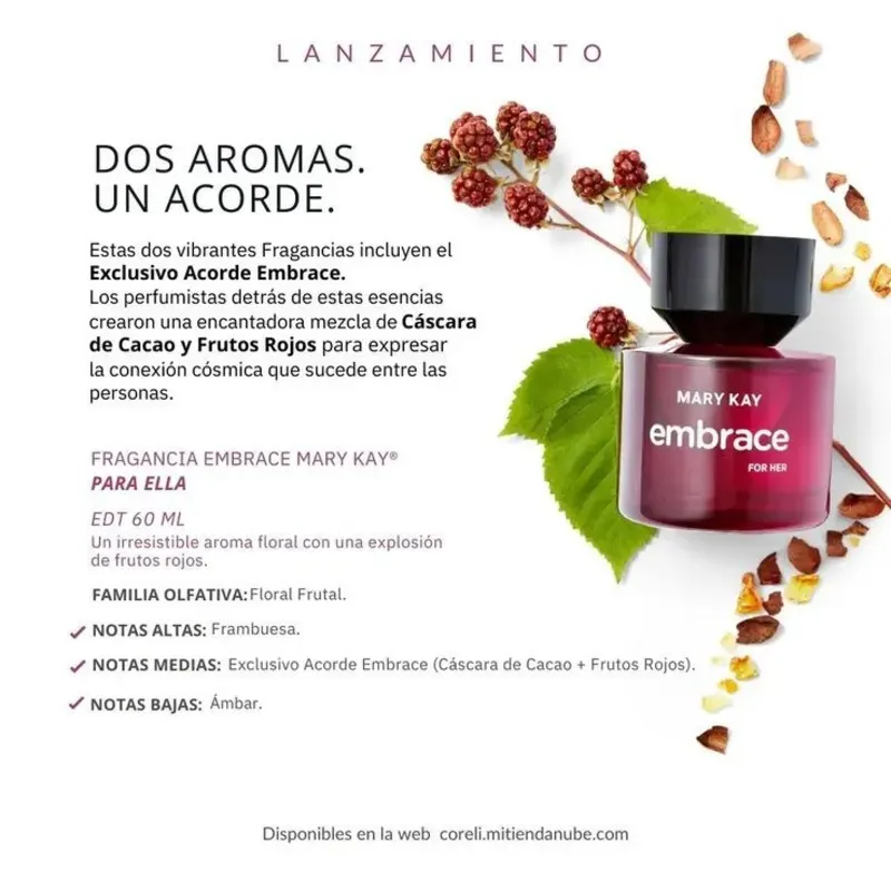 Perfume Embrace para damas