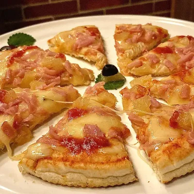 Pizza de jamón