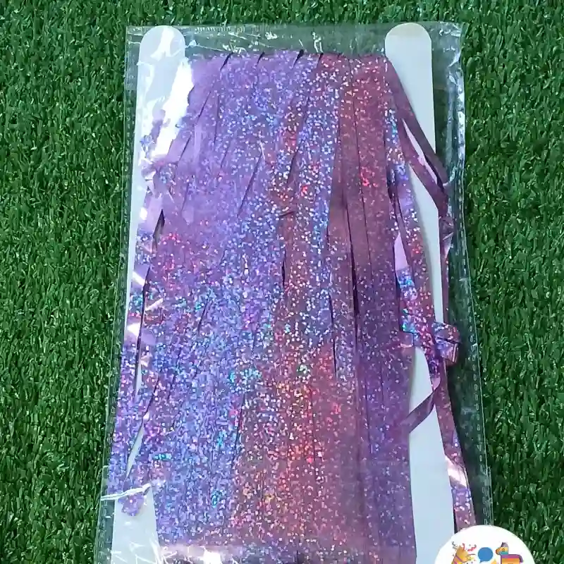 Cortina de Flecos Morada