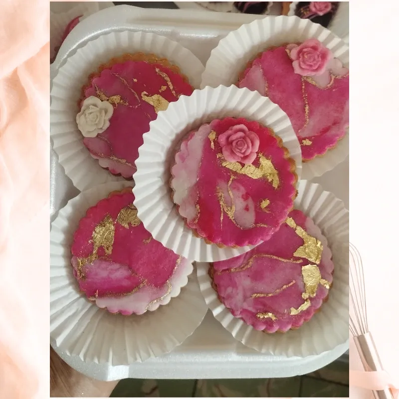 Galletas de mantequilla decorados con fondant 5U