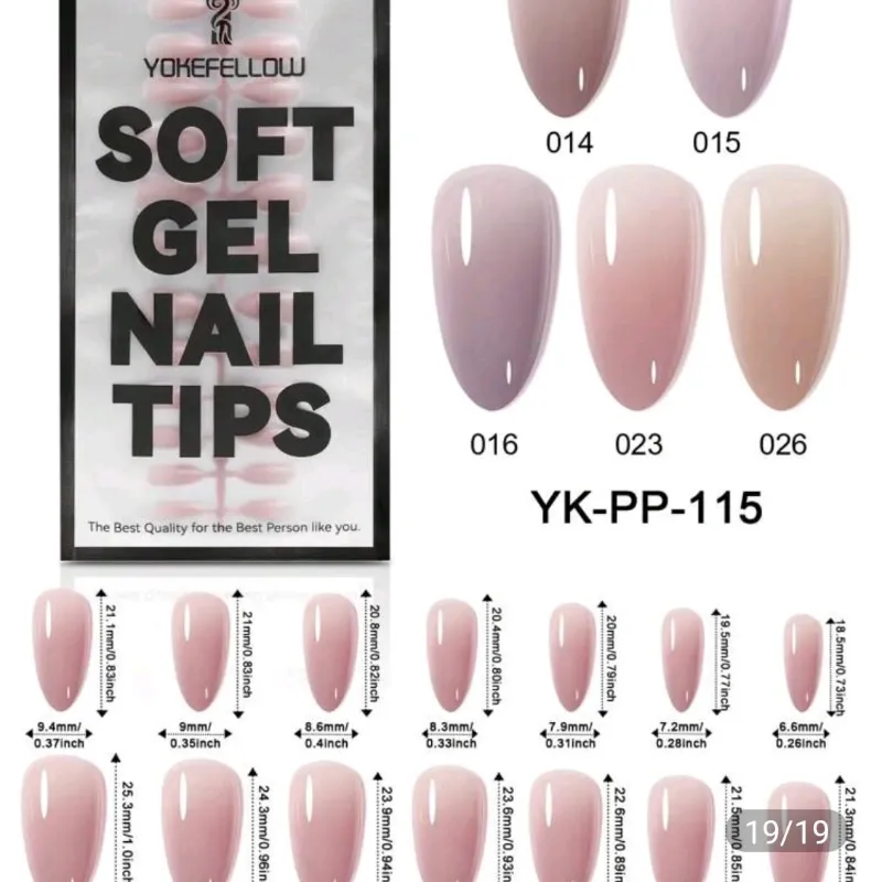 uñas degradadas almendras