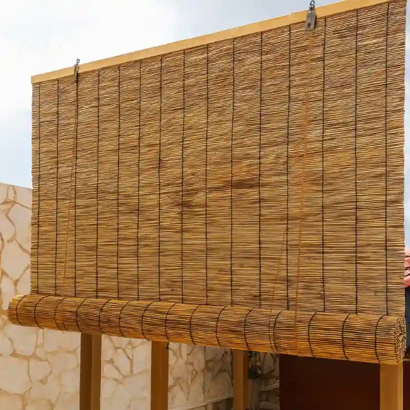 Cortina enrollable de Mini bambú