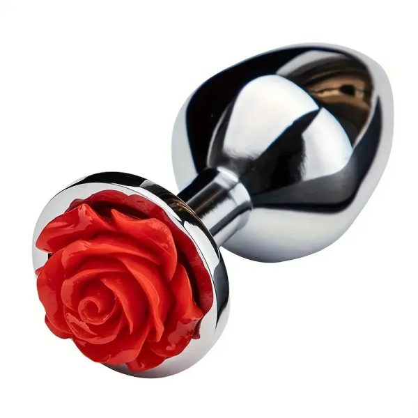 ‼️ Plug Anal Sensual con Diseño de Rosa‼️
