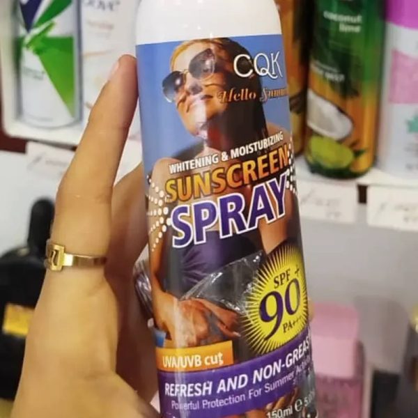 Protector solar en spray no graso