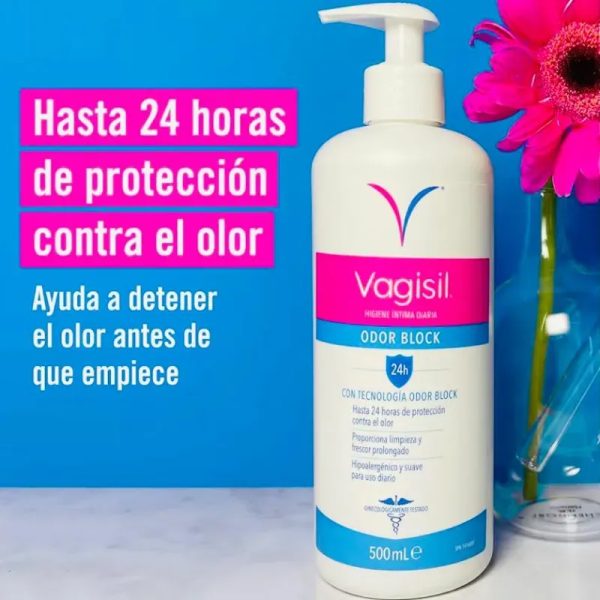 GEL INTIMO VAGISIL SENSITIVE 500ml , HIGIENE SUAVE Y PH BALANCEADO