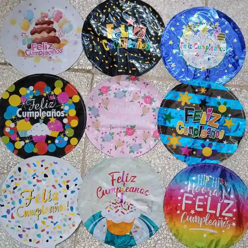 Globos de feliz cumpleaños