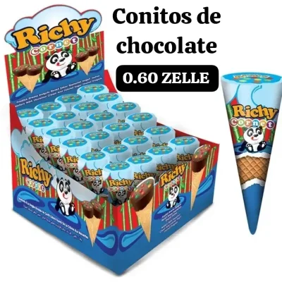 Conitos de chocolate