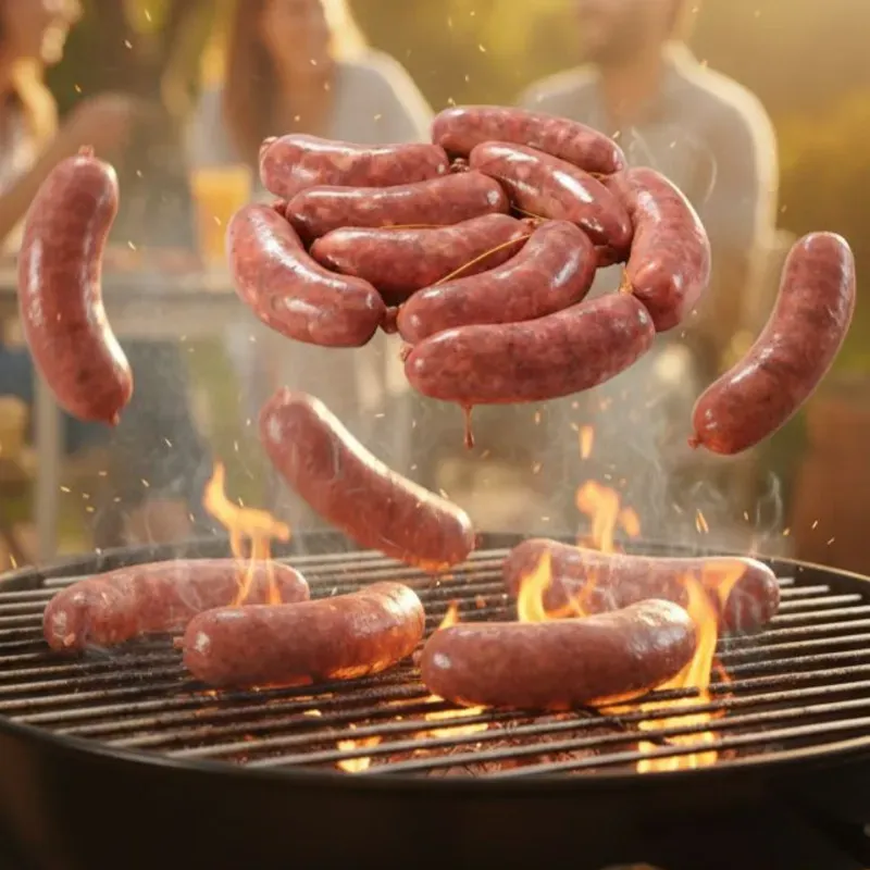 Chorizo de carne atado