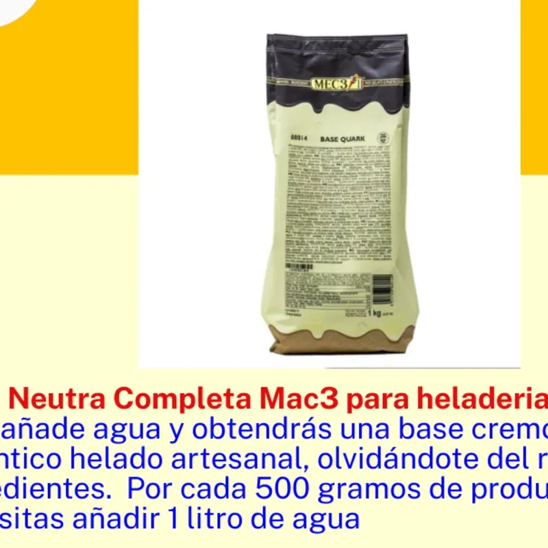 Base Pronta para Helado X KG