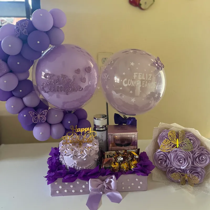 Regalo en color morado 