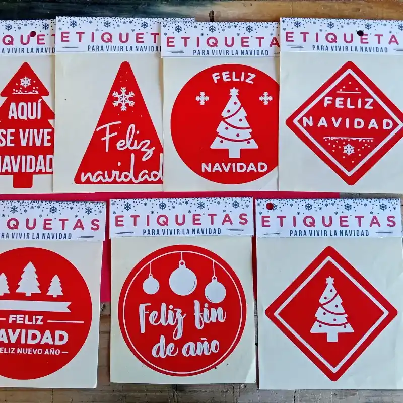 Etiquetas de navidad
