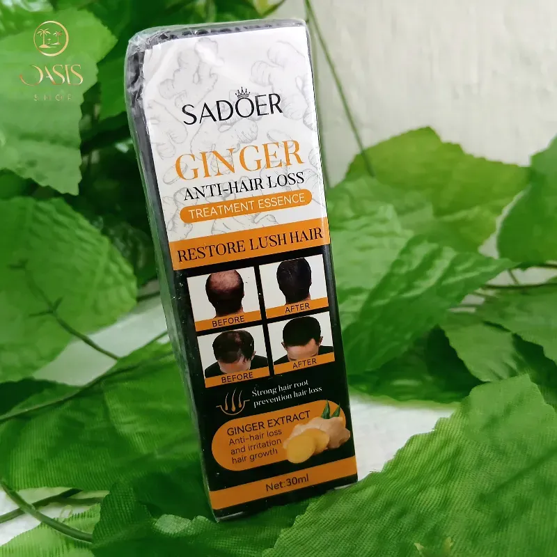 Tratamiento para la caída del cabello de extracto de jengibre